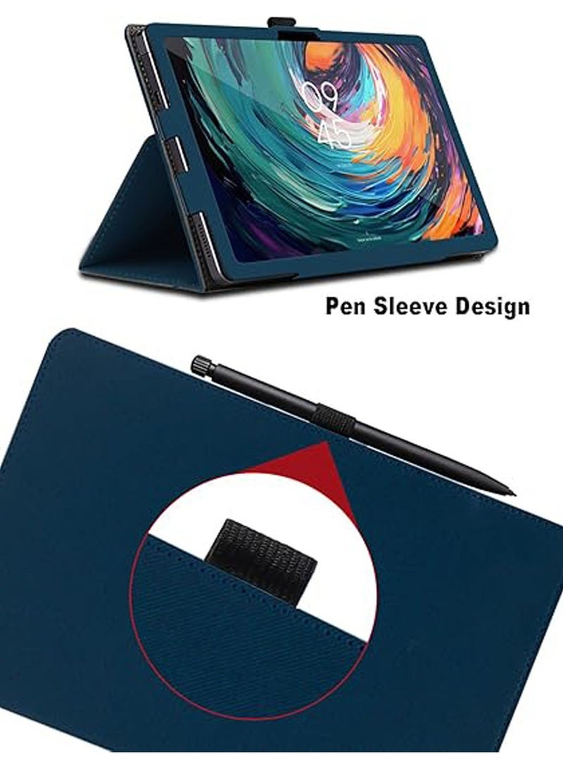 Case Compatible with TCL Nxtpaper 14 Pro Tablet 14 inch 2024, PU Leather Protective Cover Case with Magnetic and Seat Belt for TCL Nxtpaper 14 Pro  - Image 4