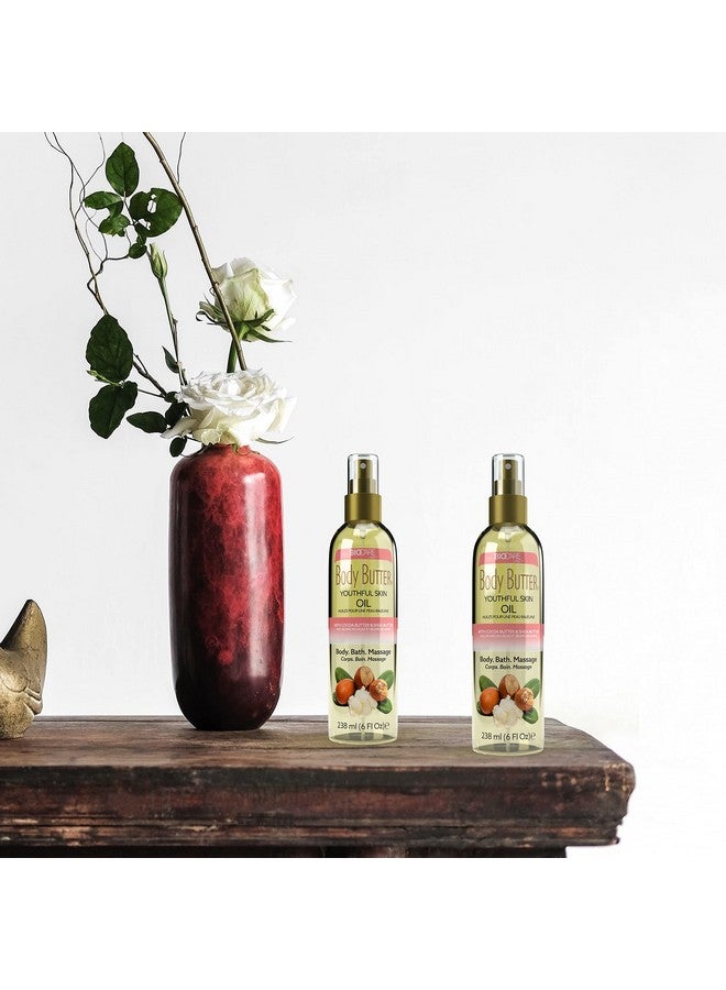 Biocare Body Butter Youthful Skin Oil With Cocoa Butter & Shea Butter Infused With Vitamin E6 Oz - Image 5