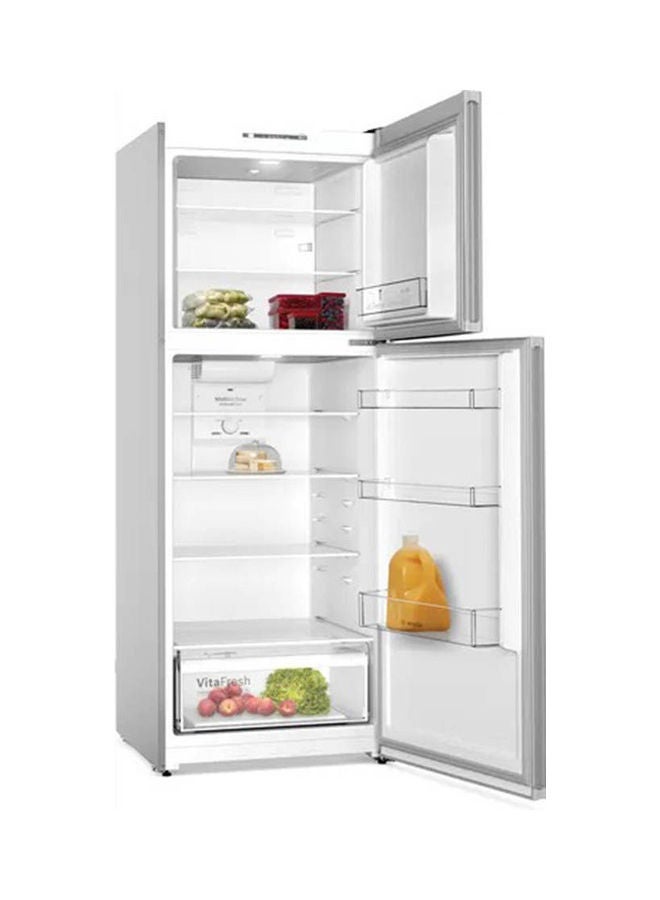 Bosch Series 4 Refrigerator, 453 L with freezer at top 186x70cm Stainless steel, KDN55NL2E8 silver - Image 4