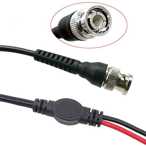 Amadget BNC Q9 to Double Alligator Clip Test Cable Probe Leads Oscilloscope Test (Pack of 2) - Image 3