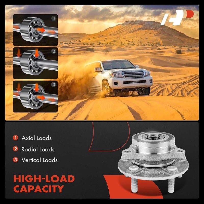 A-Premium Front or Rear Wheel Bearing and Hub Assembly for Hyundai & Kia (2017-2023) - Image 5