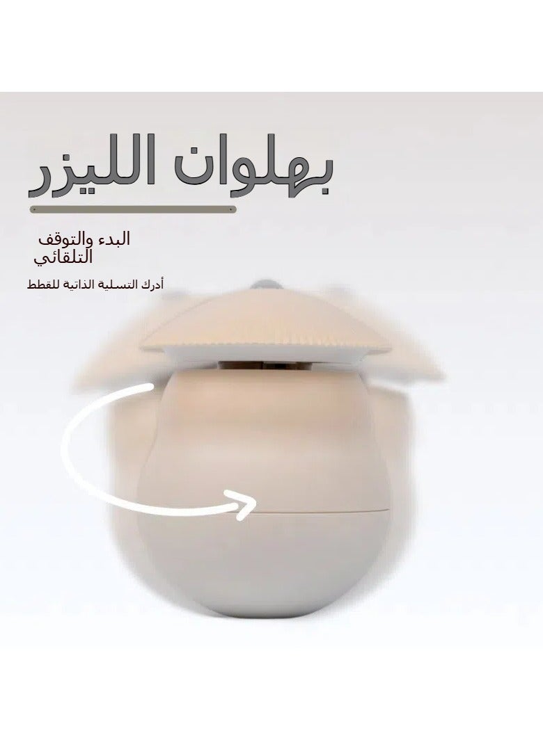 General Pet Teasing Cat Toys Mushroom Tumbler Laser Teasing Cat Intelligent Induction Toys Cat Self-hilarious Toys Laser Bars  - Image 1