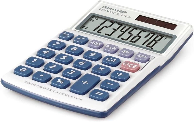 Sharp EL 240SAB Calculator,Grey