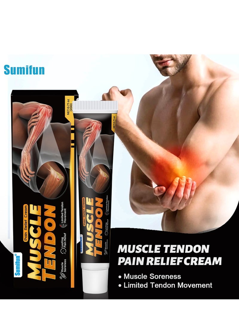 Sumifun Muscle Tendon Pain Relief Cream 20g - Effective Relief for Joint, Muscle, and Tendon Discomfort, Reduces Swelling and Soreness in Hands and Feet, Fast-Acting Healing for Tendon & Sheath Care  - Image 1