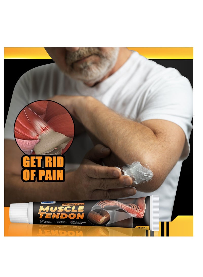 Sumifun Muscle Tendon Pain Relief Cream 20g - Effective Relief for Joint, Muscle, and Tendon Discomfort, Reduces Swelling and Soreness in Hands and Feet, Fast-Acting Healing for Tendon & Sheath Care  - Image 3