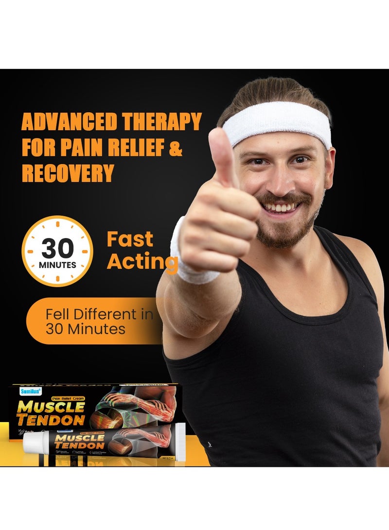 Sumifun Muscle Tendon Pain Relief Cream 20g - Effective Relief for Joint, Muscle, and Tendon Discomfort, Reduces Swelling and Soreness in Hands and Feet, Fast-Acting Healing for Tendon & Sheath Care  - Image 5