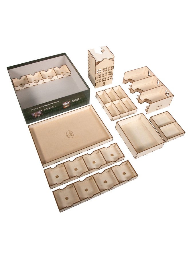 The Broken Token The Broken Token - Betrayal at House on the Hill 2nd ed, 3rd ed, and Baldur's Gate and Expansions Wooden Game Organizer - Wooden Game Organizer Box with Multiple Trays  - Image 4