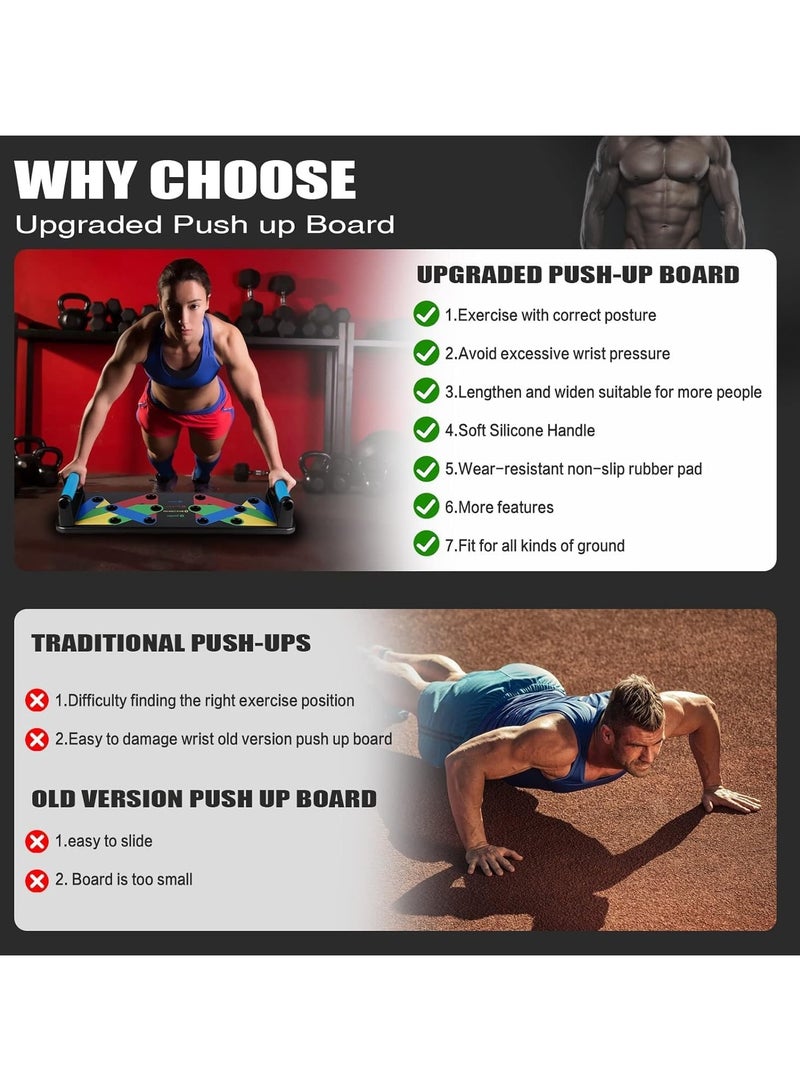 SportQ Push Up Board - Fitness Equipment - Body Building with Strong Grips for Chest, Triceps, Shoulders & Muscle Building - Perfect for Home Gym Workout  - Image 3