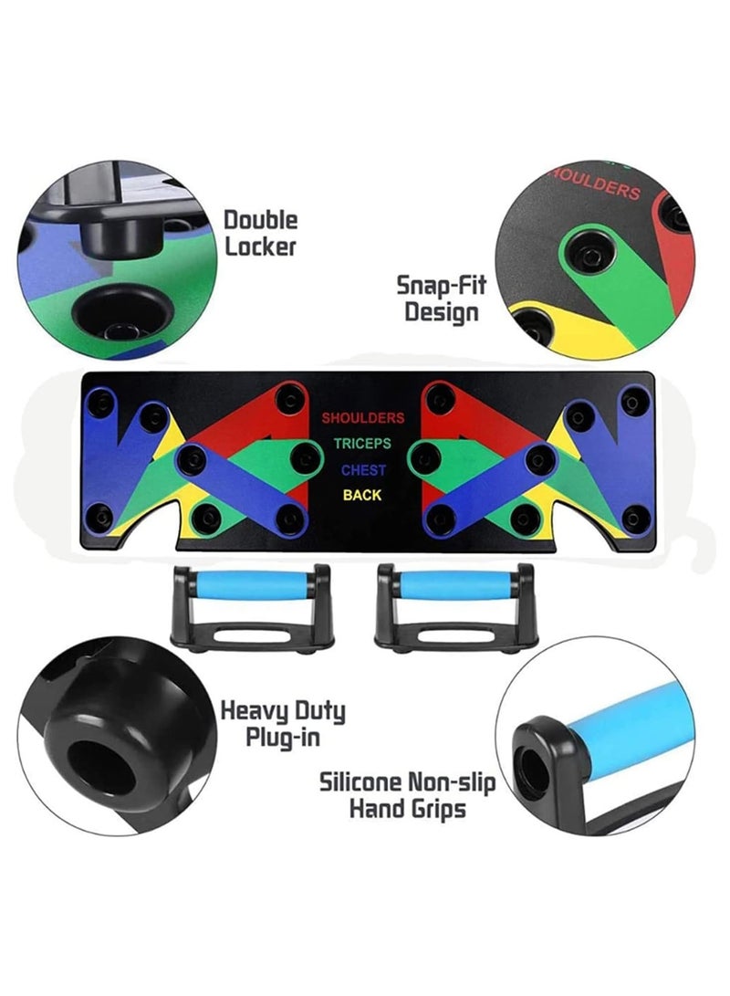 SportQ Push Up Board - Fitness Equipment - Body Building with Strong Grips for Chest, Triceps, Shoulders & Muscle Building - Perfect for Home Gym Workout  - Image 4