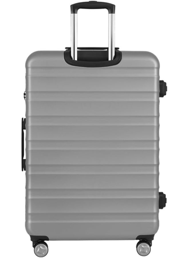 Tom Cruiser Premier 20” Hard Shell Travel Trolley Suitcase with Built-In Smart Scale, Durable Construction and Smooth-Glide Wheels – Silver - Image 3