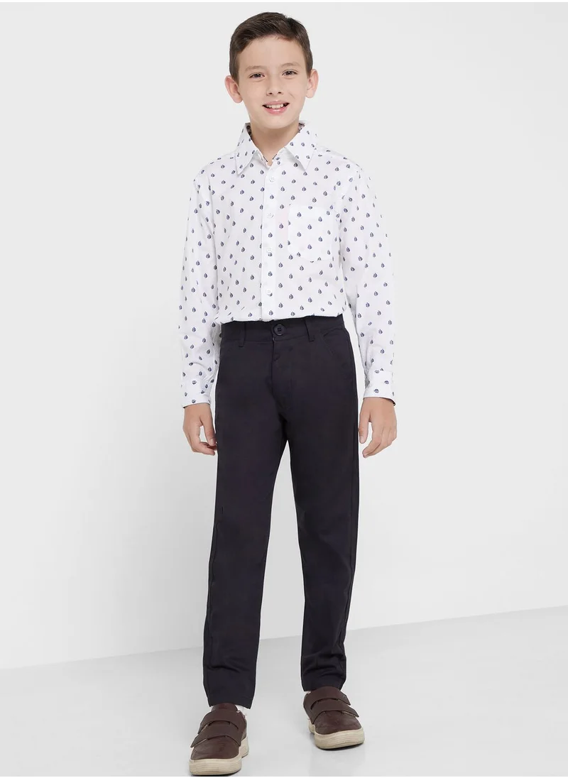 Pinata Boys Printed Shirt And Pant Set