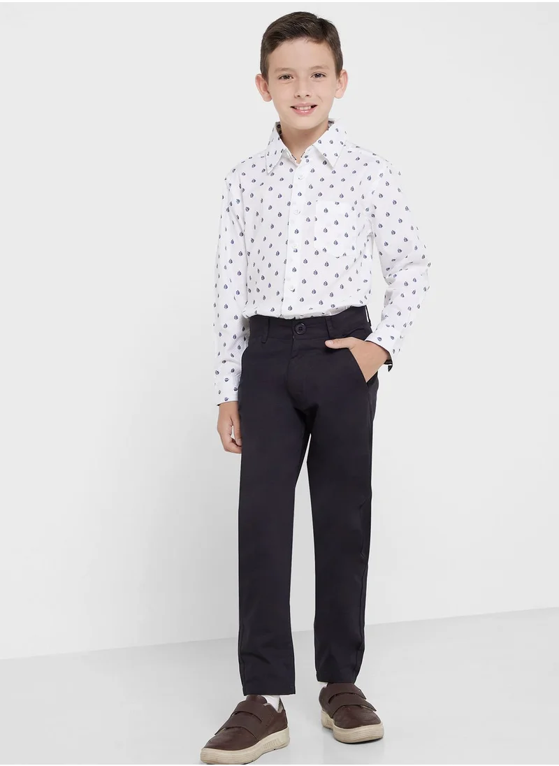 Pinata Boys Printed Shirt And Pant Set