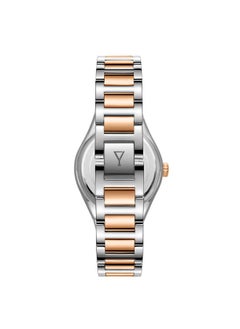 ECSTACY Ecstacy Women's VJ21 Movement Watch, Analog Display and Stainless Steel Strap - E23507-KBKMN, Two Tone Rose Gold  - Image 3