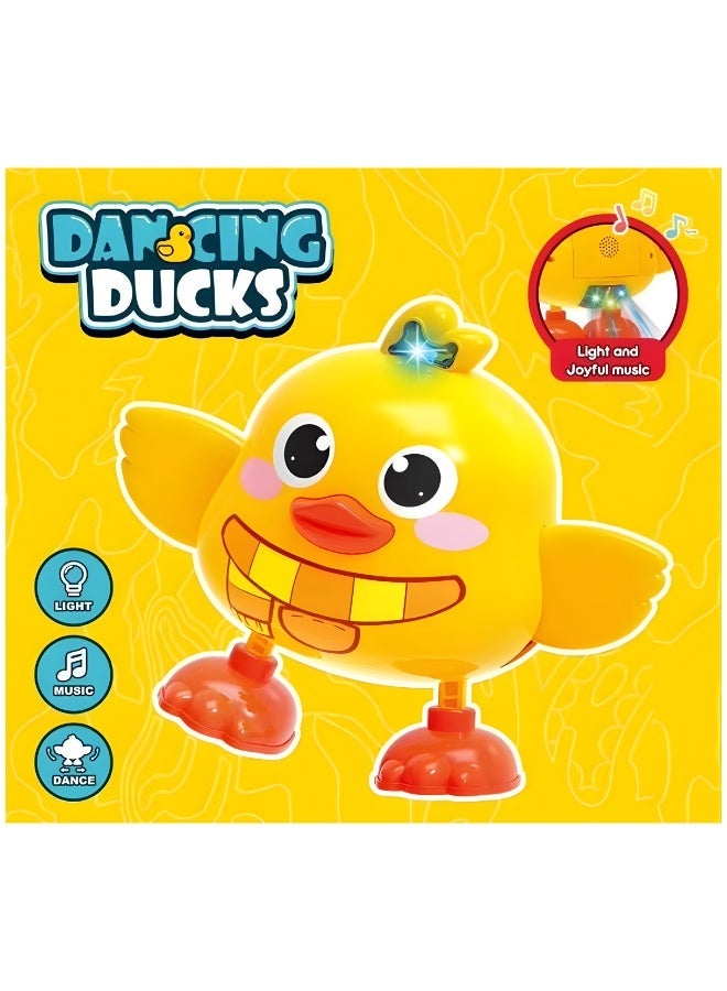 DAT Dancing Duck Toy with Light and Joyful Music, Swing Dance Walking Action, 16.2 cm x 12.4 cm x 16.8 cm Box, Yellow, Interactive Play Toy for Kids 3+ - Image 3