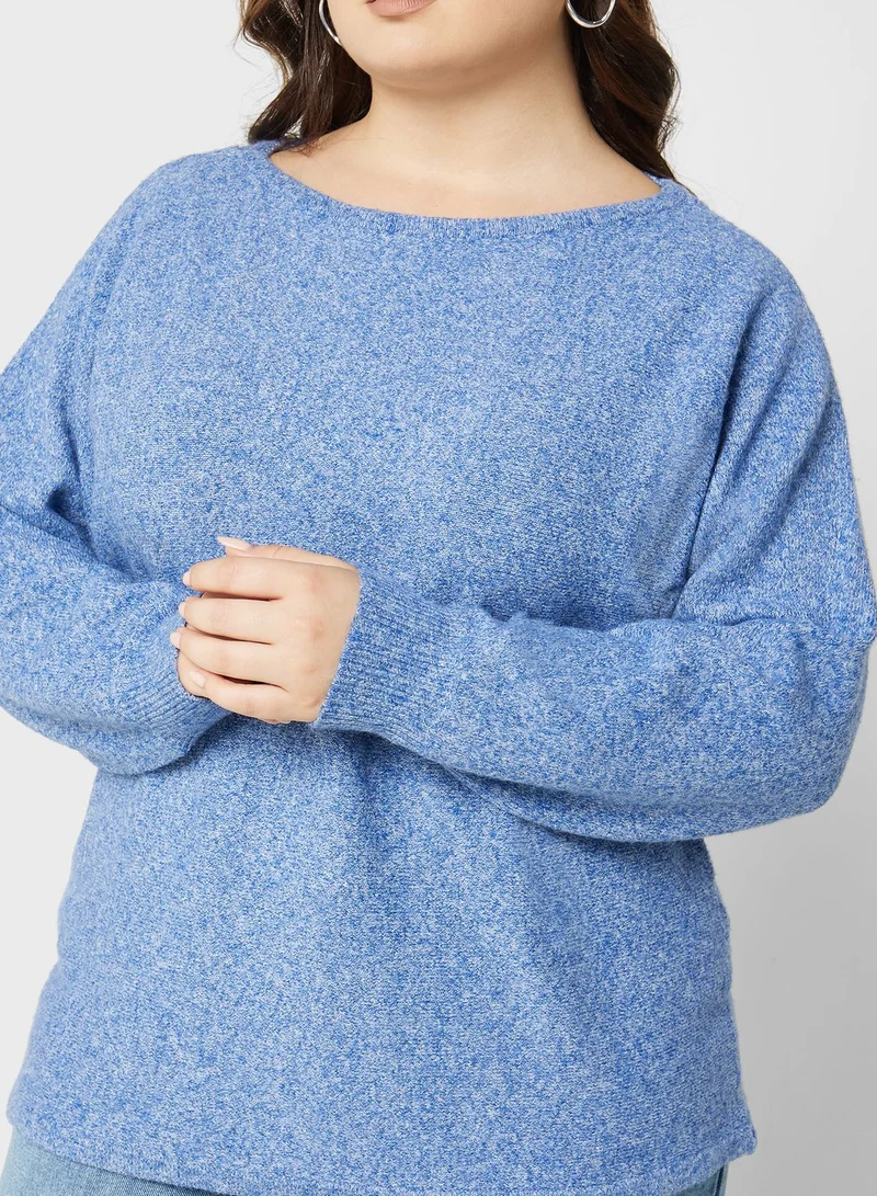 Vero Moda Curve Boat Neck Sweater