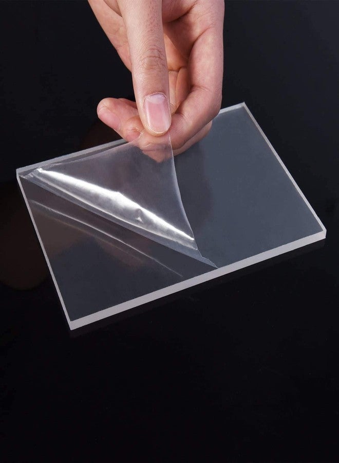 ikis Acrylic Roller 8" and Sheet 4 X 6" Combo for Polymer and Air Dry Clay Rolling Jewelery Making, Clear - Image 2