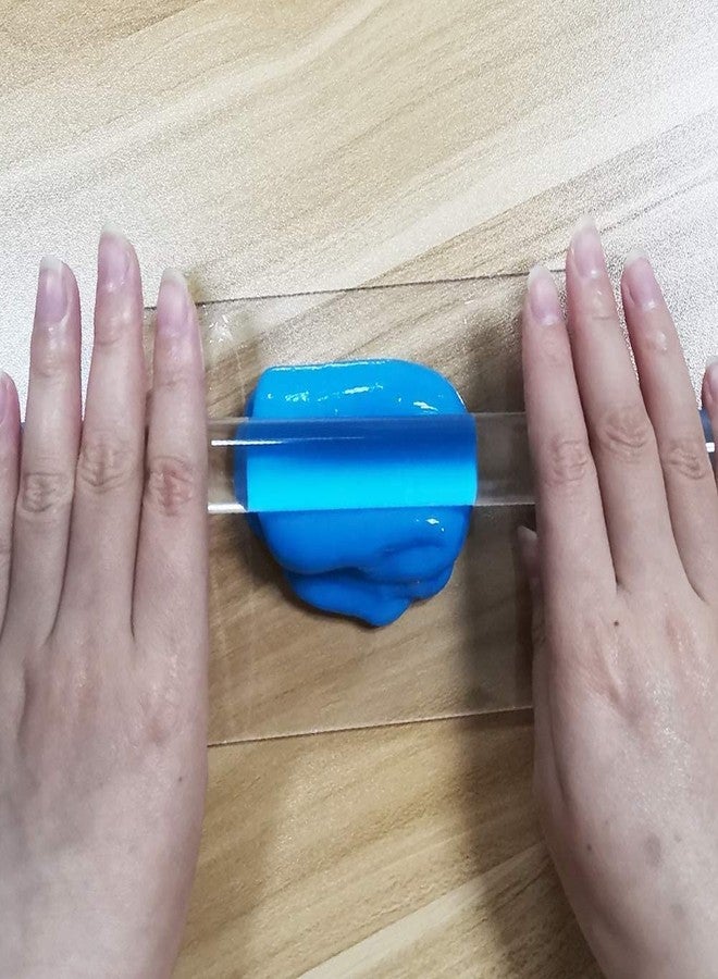 ikis Acrylic Roller 8" and Sheet 4 X 6" Combo for Polymer and Air Dry Clay Rolling Jewelery Making, Clear - Image 4