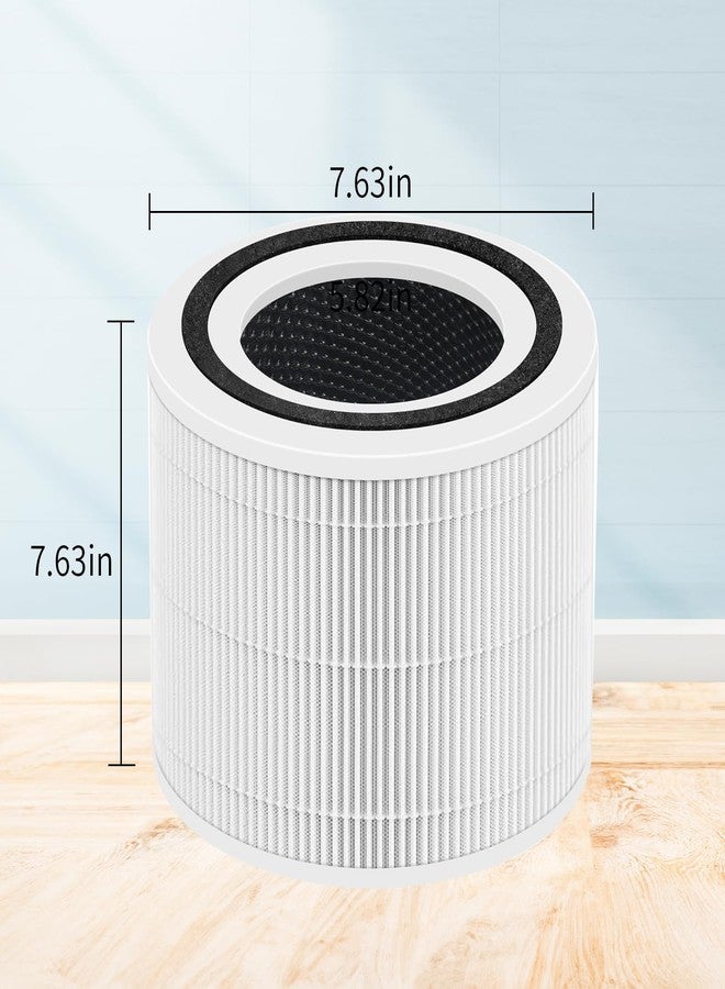 FilledwithLove Core 300 Core 300s Filter Compatible with LEVOIT Core 300 and Core 300S VortexAir Air Purifier, Core 300-RF and Core P350 3-in-1 Hepa Filter, Part No. Core 300-RF and Core P350-RF, 2 Pack yellow - Image 3