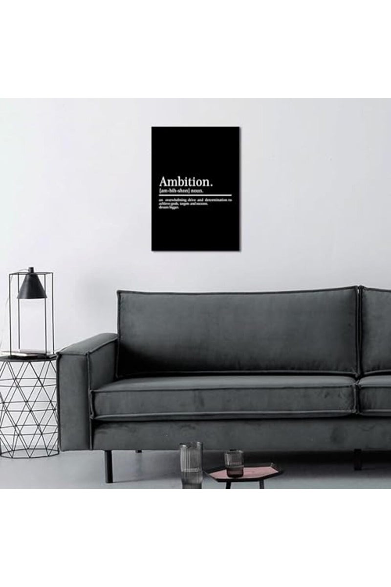 KAWAHONE Ambition Poster - Inspirational Positive Quote Wall Decor - Image 5