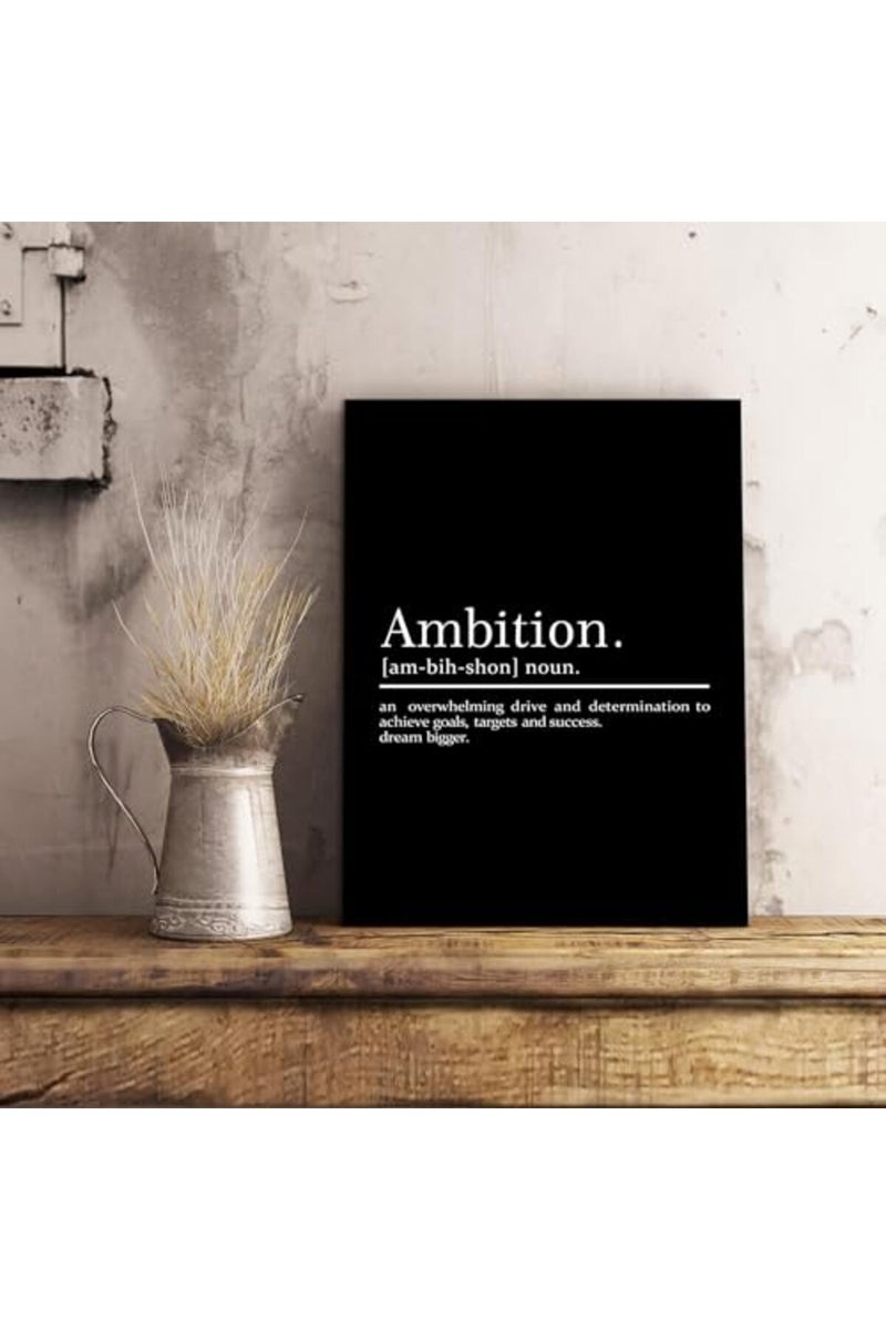 KAWAHONE Ambition Poster - Inspirational Positive Quote Wall Decor - Image 3