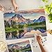 Lantern Press Grand Teton National Park Wyoming Sunrise and Snake River 1000 Piece Jigsaw Puzzle for Adults Made in USA with Reference Poster - Image 4