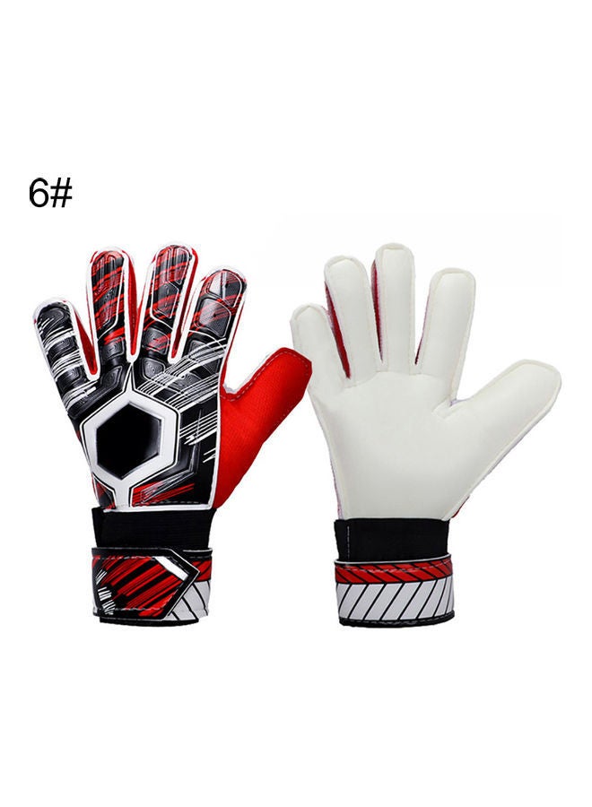 NIBEMINENT Adult Kids Football Soccer Goalkeeper Goalie Full Finger Hand Protection Gloves 20*10*20cm - Image 1