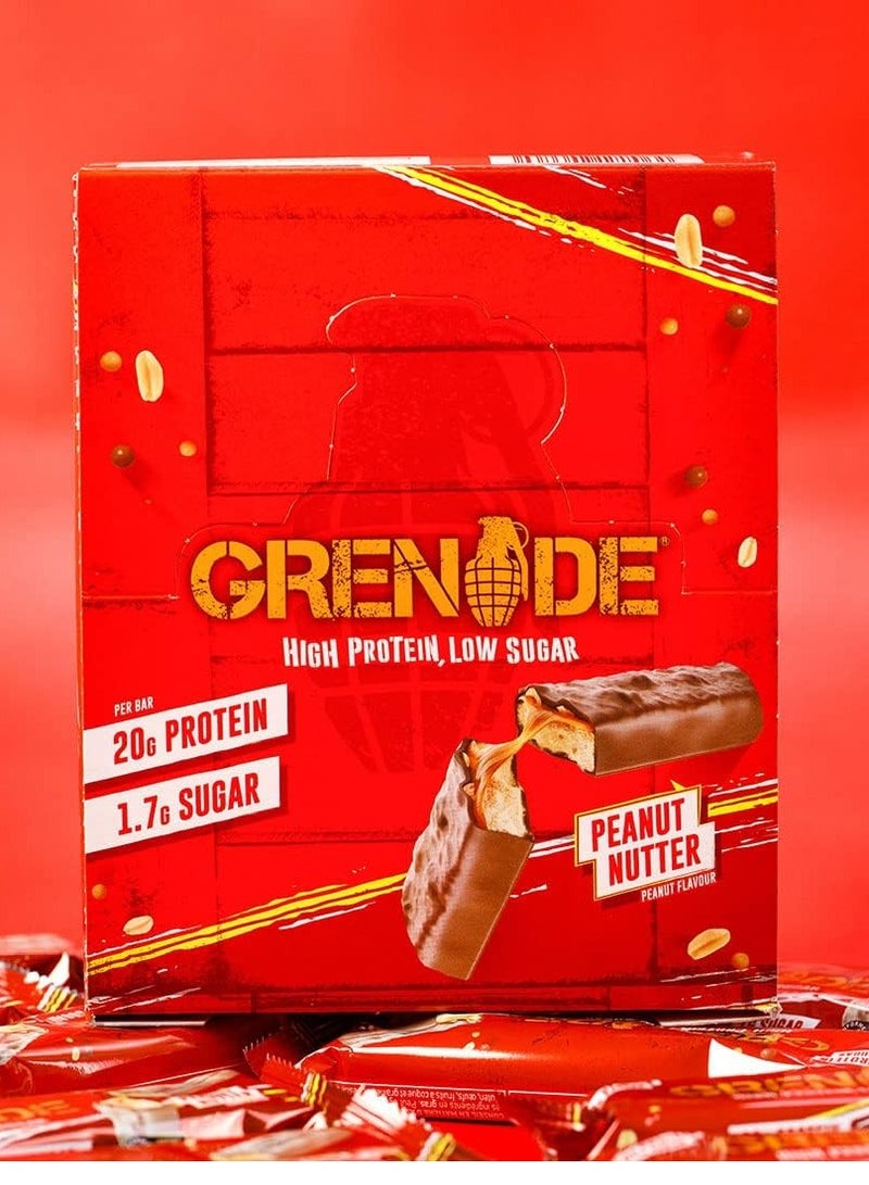 Grenade High Protein Bar Peanut Nutter Pack of 12 - Image 2