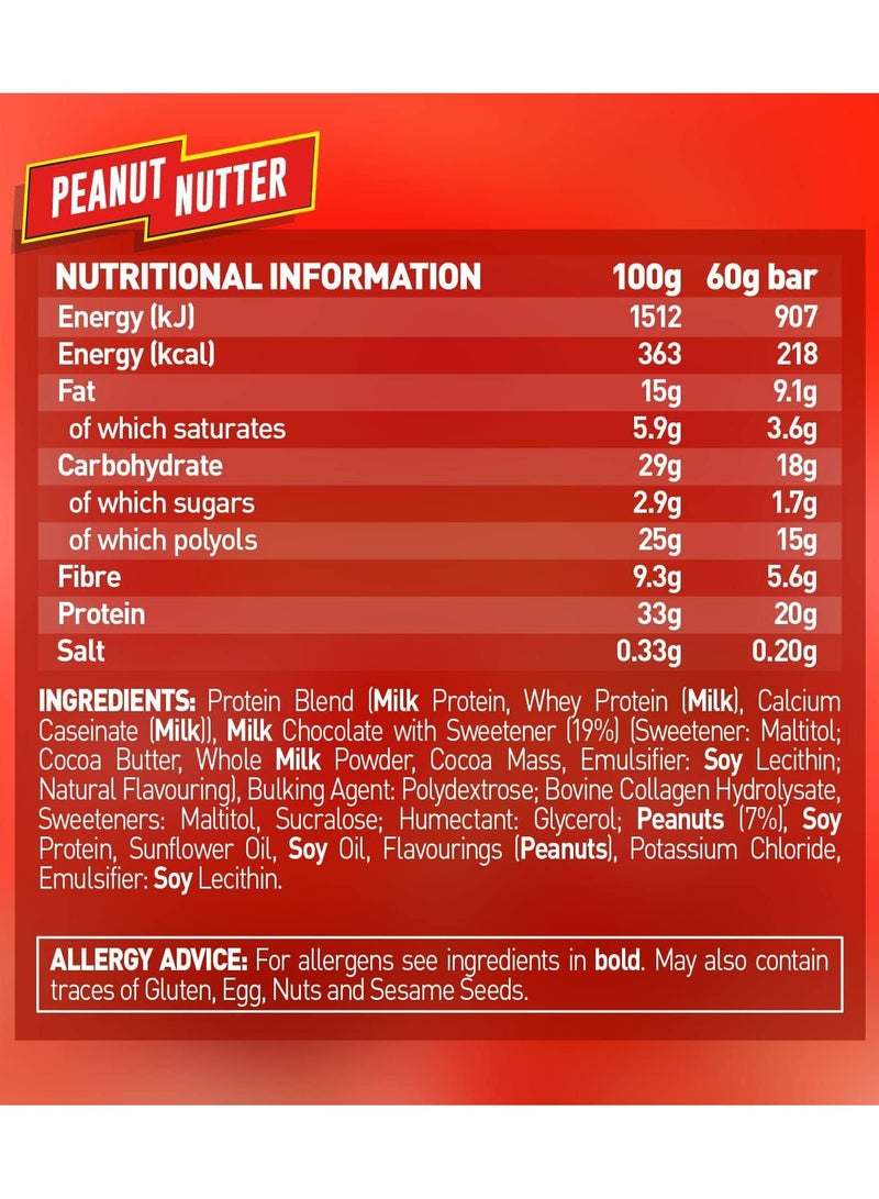 Grenade High Protein Bar Peanut Nutter Pack of 12 - Image 5