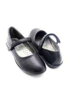 Mon Ami Mon Ami Girls and Kids School Shoes | Soft Bottom, Hook and Loop, Flats & Lightweight for Little Kid | Casual Baby Girl Mary Jane Shoes for Party, School Uniform, Black Dress & Wedding Dress  - Image 2