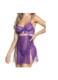 Babydoll Lingerie Set for Women: Attractiveness and Romance A Touch of Femininity in Every Detail - Lycra Tulle Material - Babydoll Move