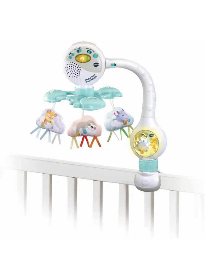 vtech 513163 Sleepy Time Travel Mobile, Sensory On-The-Go Baby Mobile With Music And Sounds, Suitable For Ages 0 - 24 Months