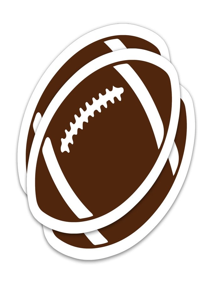 EMMACELA (3 Pack) Football Stickers, Decals for Players & Fans – Waterproof Vinyl for Tumblers, Books, Phones – 3 x 2 Inch - Image 1