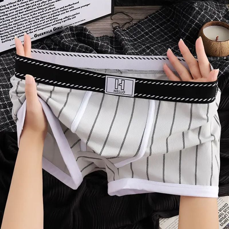 3-Pack Men'S Underwear Pure Cotton Breathable Loose Men'S Boxer Briefs Youth Sports Pants Men'S Boxer Shorts - Image 2