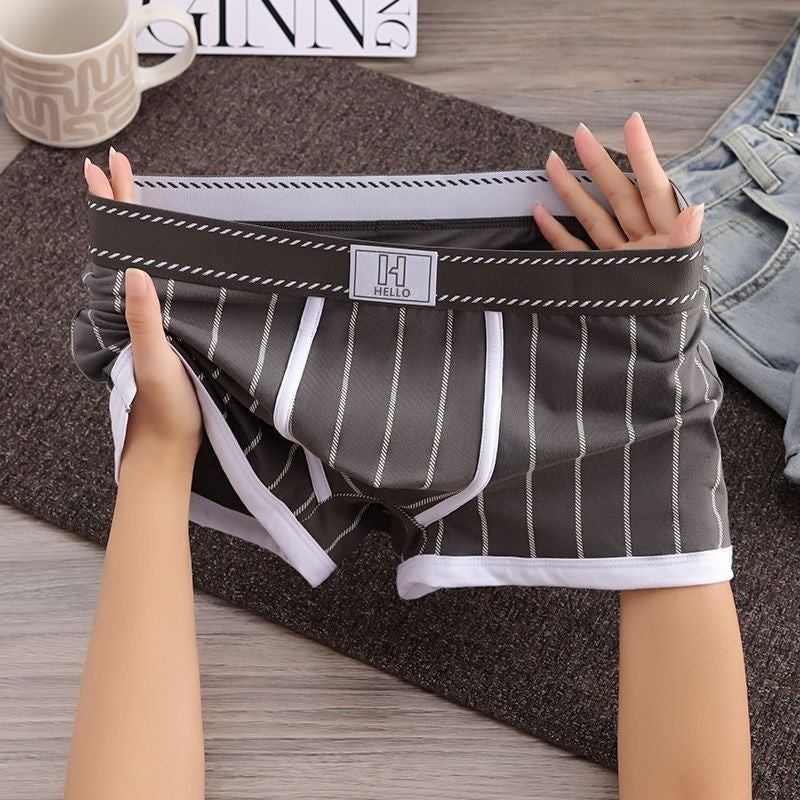 3-Pack Men'S Underwear Pure Cotton Breathable Loose Men'S Boxer Briefs Youth Sports Pants Men'S Boxer Shorts - Image 3