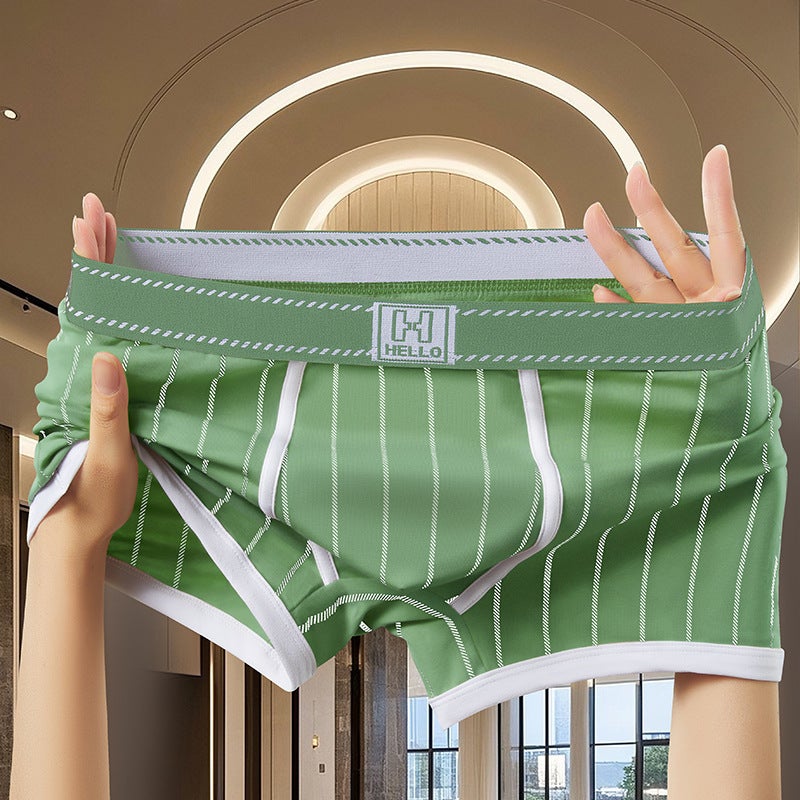3-Pack Men'S Underwear Pure Cotton Breathable Loose Men'S Boxer Briefs Youth Sports Pants Men'S Boxer Shorts - Image 1