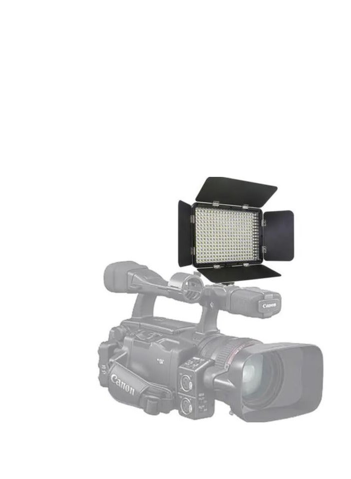 برو ميج مجموعة إضاءة فيديو PROMAGE PRO LED 600 على الكاميرا لكاميرات DSLR وكاميرات الفيديو مع 600 مصباح LED، وقرص ألوان 3200-6500 كلفن وسطوع قابل للتعديل - Image 1