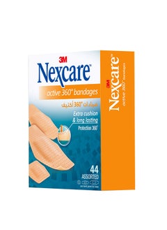 Nexcare ضمادات 3M Active بأحجام متنوعة - 44 قطعة  - Image 1