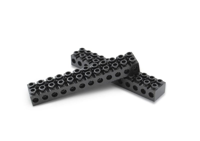 GLOBOMOTIVE GLOBOMOTIVE Control Panel 15A 12 Way Bakelite Connector Strip Double Row Barrier Black Terminal Pack of 1  - Image 5