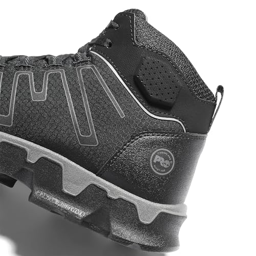 Timberland PRO Mens Powertrain Sport Mid Alloy Safety Toe Industrial Ahletic Work Shoe BlackGrey2024 New 11 - Image 3