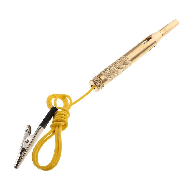 Car Voltage Tester Pen Electric Test Light Spark Tester Copper Probe for Automotive Repair Dc Circuit Continuity Testing Tool - Image 1