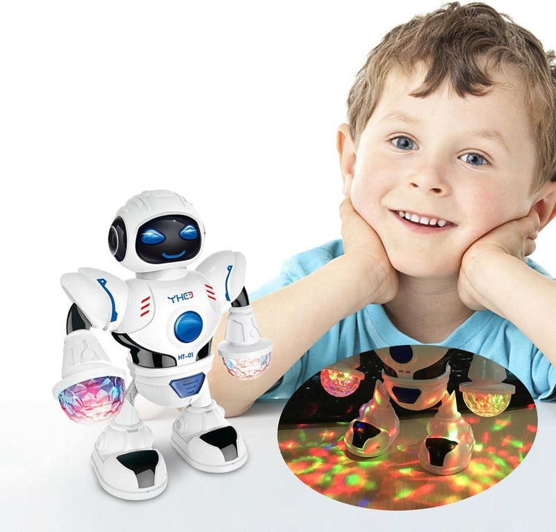 klarako Remote Control Robot ToyElectric Singing Dancing LED Light Robot, Children's Electric Dancing Robot Toy,for 3 Year Old Up Boy Girl Toys (Robot) - Image 5