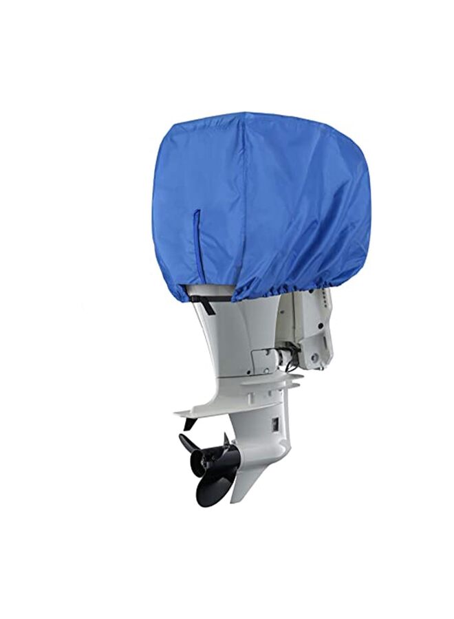 Generic Outboard Motor Cover - Waterproofly 600D Heavy Duty Boat Engine Hood Covers - Fit for Motor 25-50 HP, (Blue)  - Image 1