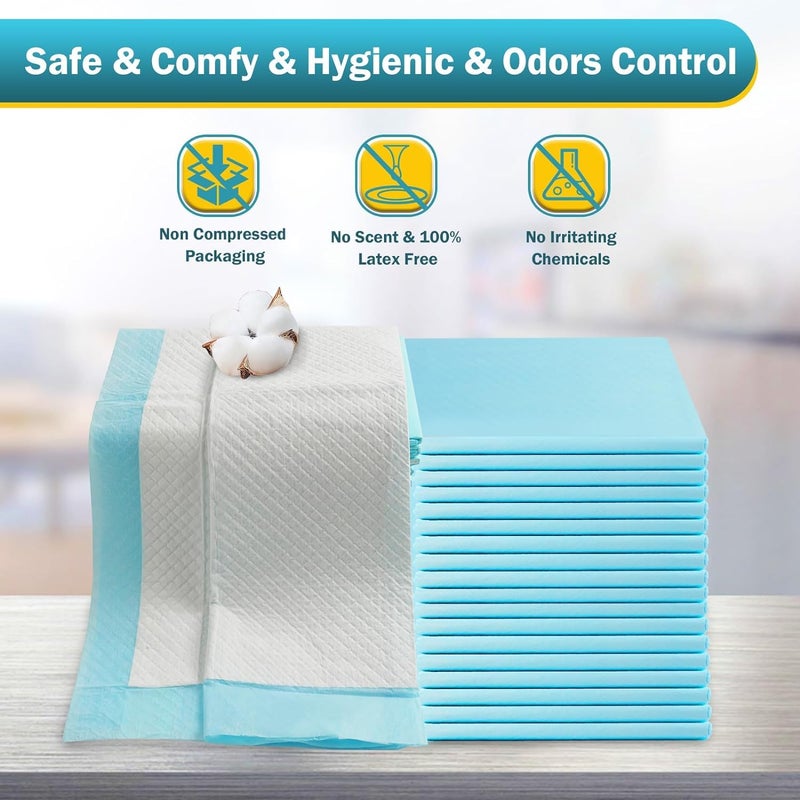 Tinkle Med-Maxsorb Baby Underpads/Changing Pads Disposable sheet, Reusable Portable Diaper Changing Mats, Dry sheet/Mats for Newborn, Water Proof Bed Protector, 60x90cm, 12 Count, with Adhesive Strips - Image 5