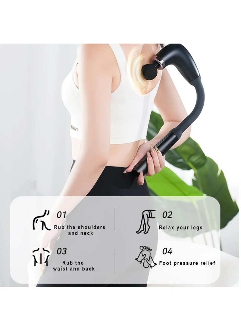 Fronnor Massage Gun with Extended Handle Revolutionary U-Shaped Back Massager for Pain Relief Deep Tissue Body Massager for Neck,Shoulder,Leg-Reach Every Muscle with Ease - Image 2