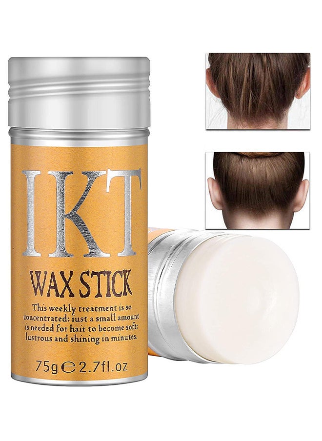 IKT Hair Finishing Stick, Wax Stick For Hair Slick Stick, Hair Wax Stick For Flyaways Hair Gel Stick Non-Greasy Styling Cream For Fly Away And Frizz Hair  - Image 1