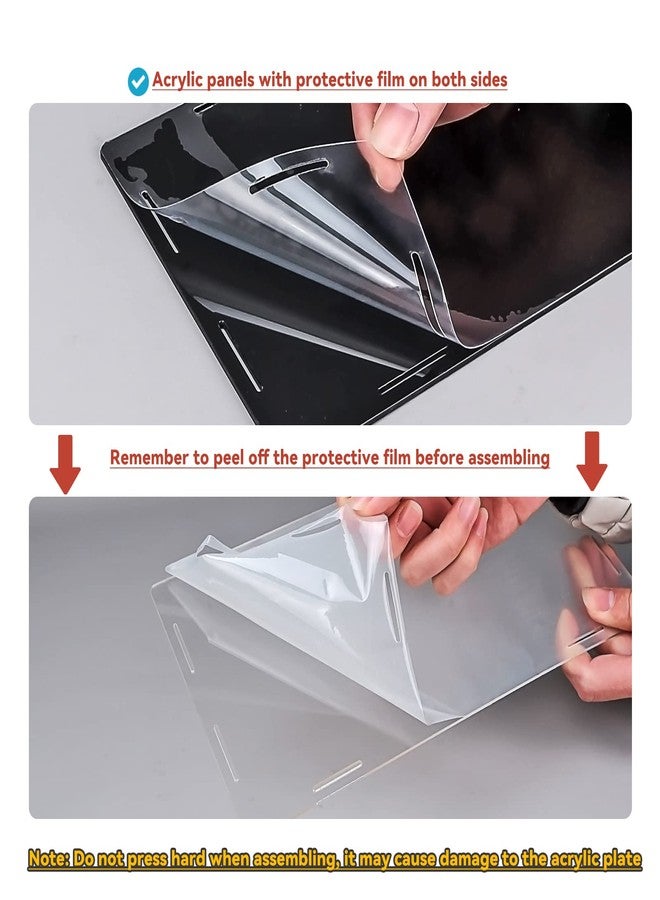 kivcmds Clear Acrylic Display Case for 1:24 Scale Model Car Dustproof Storage Shelves Showcase for Collectibles Toy Action Figures - Image 5