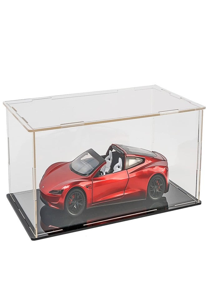 kivcmds Clear Acrylic Display Case for 1:24 Scale Model Car Dustproof Storage Shelves Showcase for Collectibles Toy Action Figures - Image 1