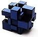 TANCH QIYI Mirror Speed Cube 3x3 Dysmorphism Magic Cube Puzzle Toy Blue - Image 2