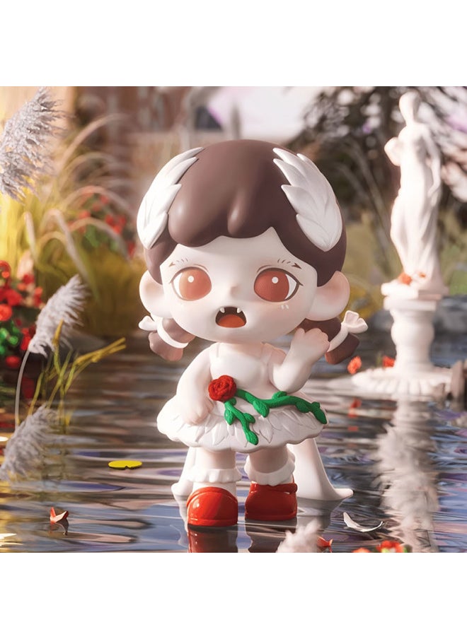 Generic - [in Stock] Zo Can't Say Secret Series Blind Box Raa Hand-made Trick Or Treat Diary 2 Motherland Edition Daixin Made In China-Colour:Hidden Model—white Swan - Image 1