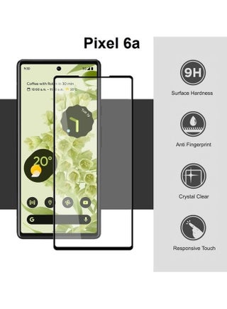 Google Pixel 6a Screen Protector Crystal Clear 9H Tempered Glass Scratch Resistant Full Coverage Film 6.1 inch Compatible with Pixel 6a 2022 Release Clear - view 4